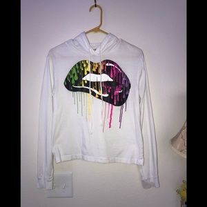 Cropped hoodie